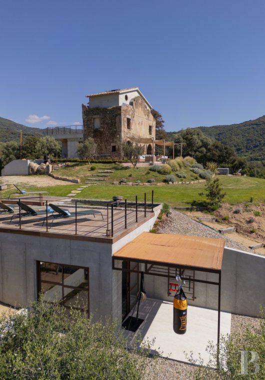 A renovated ancient wine press on the heights of Propriano, between Ajaccio and Bonifacio - photo  n°37
